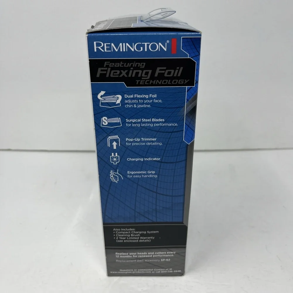 Remington F3 Shaver Cordless Rechargeable Electric Flexing Foil F-3790 New!